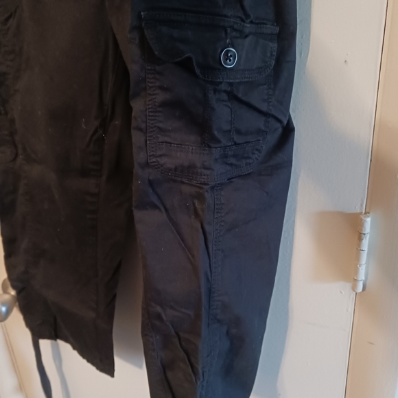 Faded Glory Black Capri Pants Sz 14 - Picture 7 of 14